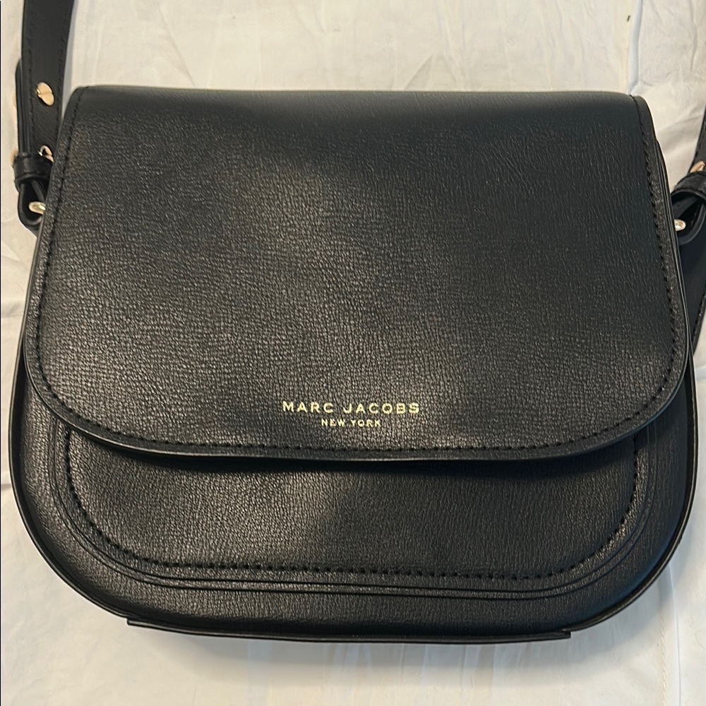 Marc Jacobs Black Leather Crossbody Bag
